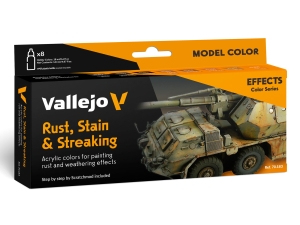 Vallejo Model Color Effects Set 70183 Rust, Stain & Streaking (8) by Scratchmod