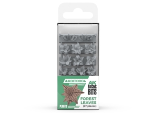 AK RESIN AKBIT0004 FOREST LEAVES - BASING BITS (35pcs)