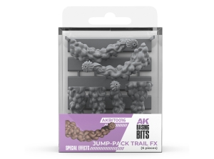 AK RESIN AKBIT0016 JUMP-PACK TRAIL FX - BASING BITS (6pcs)