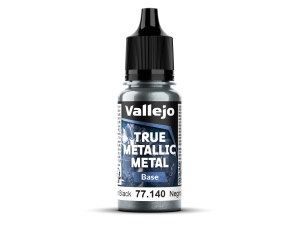 Vallejo True Metallic Metal 77140 (Base) Obsidian Black (18ml)