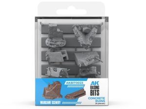 AK RESIN AKBIT0023 CONCRETE RUINS (8pcs)