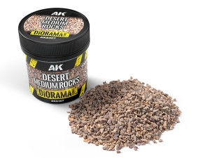 AK DIORAMA AK8307 DESERT MEDIUM ROCKS (100ml)