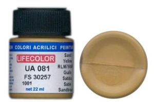 Barva LifeColor UA081 mimetic sand yellow rlm 79 var (22ml)