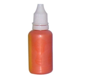 Airbrush perleťová barva na nehty Fengda pearly orange 30ml