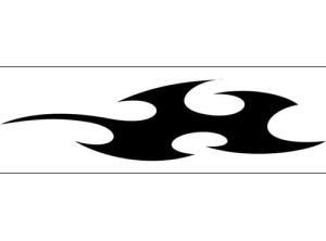 Airbrush šablona plameny/flames C492