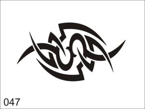 Airbrush tetovací šablona V047