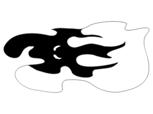 Airbrush šablona A003