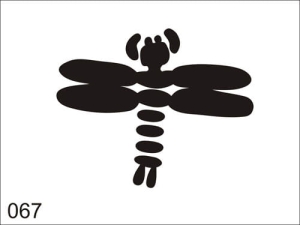 Airbrush tetovací šablona V067