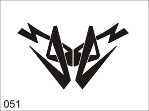 Airbrush tetovací šablona V051