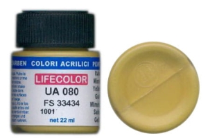 Barva LifeColor UA080 mimetic yellow 3 (22ml)