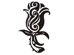 Airbrush tetovací šablona V054