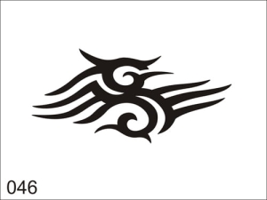 Airbrush tetovací šablona V046