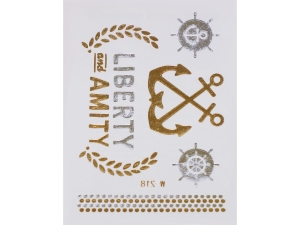 Gold Silver | Metallic Jewelry Tattoo SADA OBTISKŮ W-218 (8x10cm)