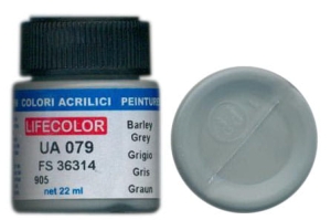 Barva LifeColor UA079 mimetic barley grey (22ml)