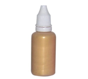 Airbrush perleťová barva na nehty Fengda pearly golden 30ml