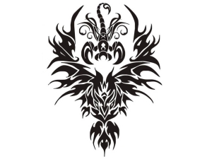 Airbrush tetovací šablona V071